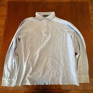 Polo Ralph Lauren Custom Slim Fit Long Sleeve Polo LG Gray Stretch Mesh